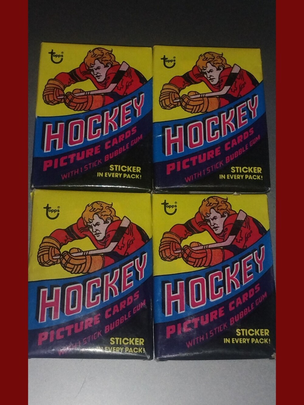 (4) 1978 Topps Hockey Wax Packs